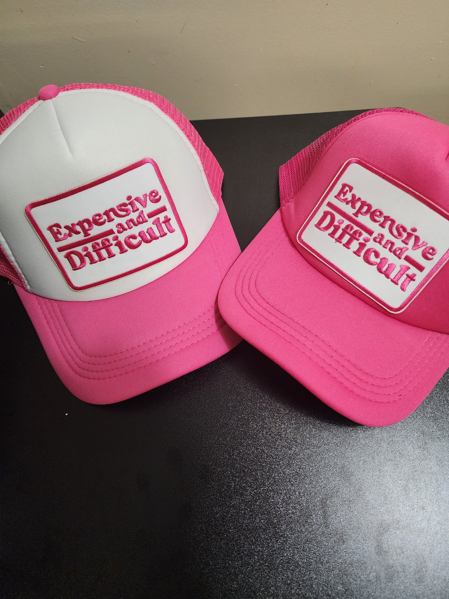 Expensive and difficult trucker hats